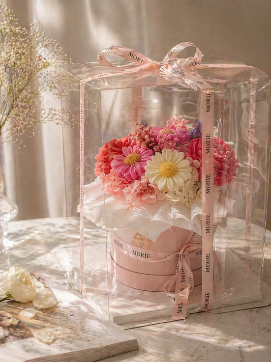 Gentle Heir | Bespoke Candle Bouquet Flower Box