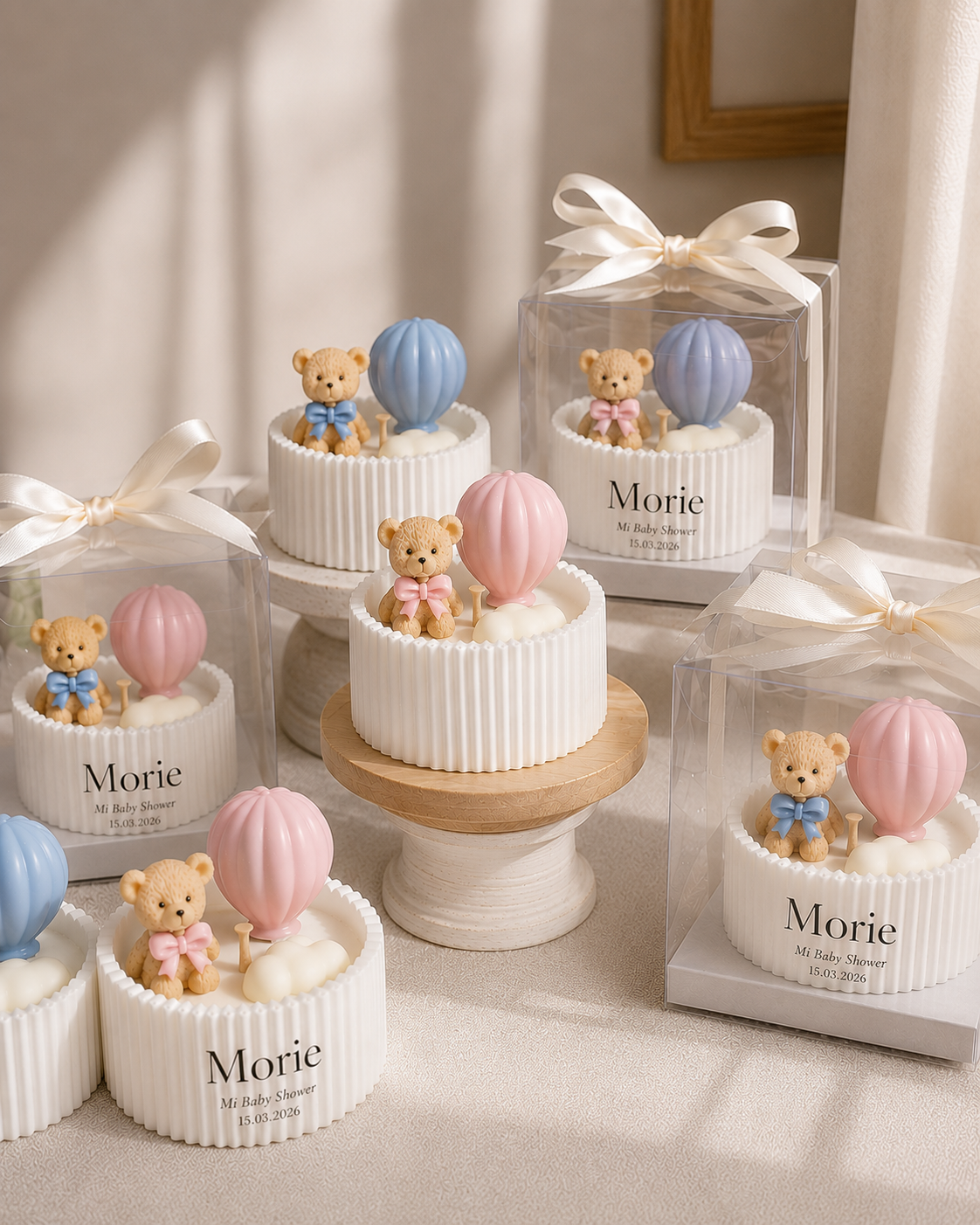 Sweet Beginnings Bear Candle - 20 pcs