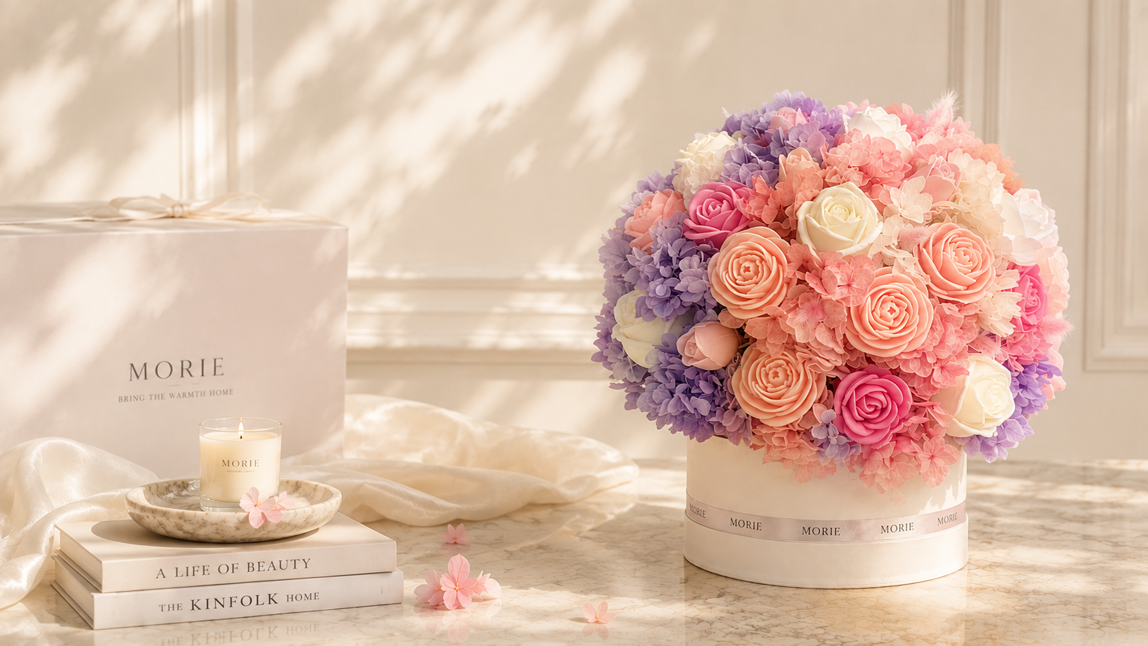 A bouquet that stays in bloom