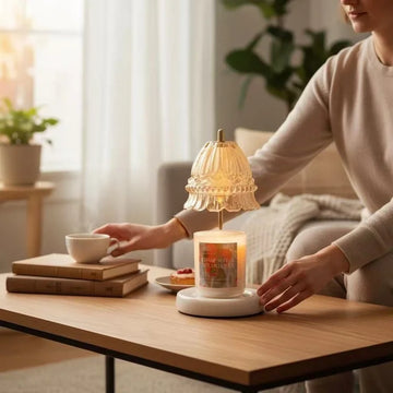 Morie White Vintage Candle Warmer