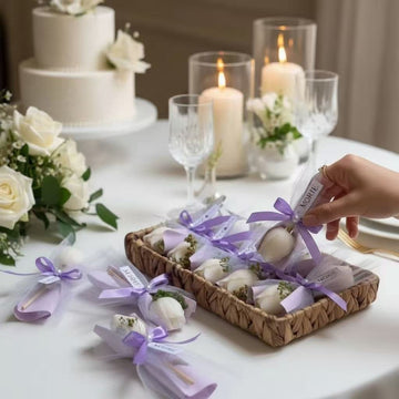 "Mon Amour" Rose Candle | Custom Celebration Favors (20 pcs)
