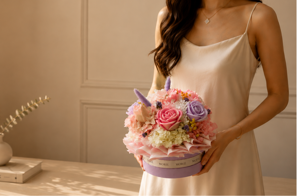 A bouquet that stays in bloom